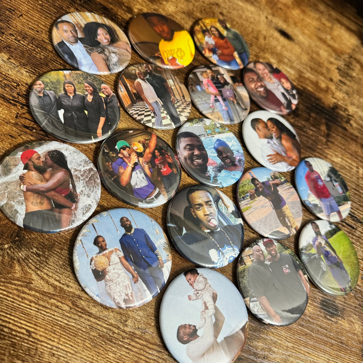 Bespoke Photo Magnets - Set of 9